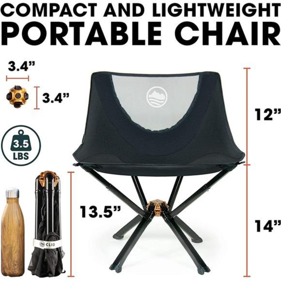 Portable Chair Camping Chairs - A Small Collapsible Portable Chair Outdoor - Picture 5 of 5